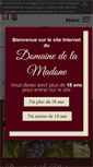 Mobile Screenshot of domaine-de-la-madone.com